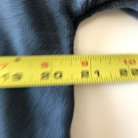 Free People Women’s Western Indigo Distressed Sweatshirt Top Size XS - Picture 5 of 13